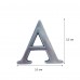 Lettere in alluminio anodizzato satinato - Lettera A