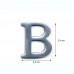 Lettere in alluminio anodizzato satinato - Lettera B