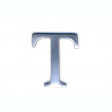 Lettere in alluminio anodizzato satinato - Lettera T