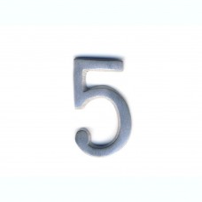 Numeri in alluminio anodizzato satinato - Numero 5
