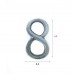 Numeri in alluminio anodizzato satinato - Numero 8