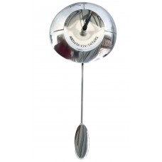 Orologio a pendolo in alluminio "Tic Tac"