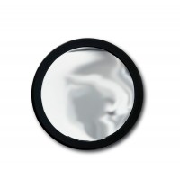 Specchio "Lorina" con cornice in alluminio cm. 23