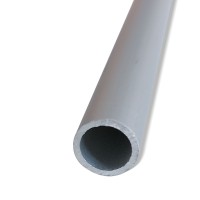 Profili tondi estrusi in alluminio anodizzato mm. 15x1,5