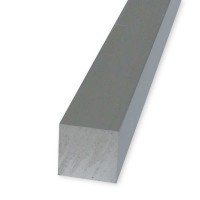 Barre quadre in alluminio anodizzato mm. 8x8